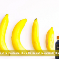 Chia sẻ từ chuyên gia: Chiều dài cậu nhỏ bao nhiêu là chuẩn?